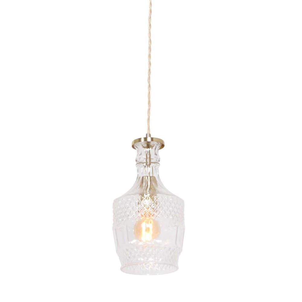 Steinhauer Klassieke hanglampGrazioglass Ø 12,5cm - 3494ME