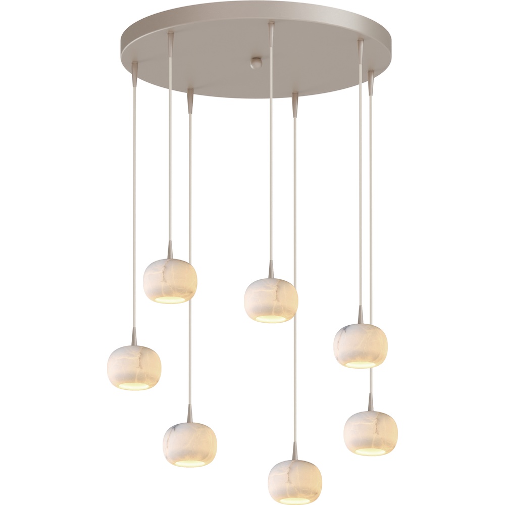 Masterlight Design hanglamp Alta 7-lichts beige terra - 2322-36-50-7-21-10