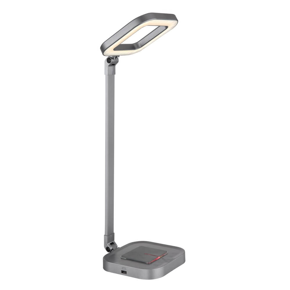 Globo Bureaulamp Monaco grijs - 58431