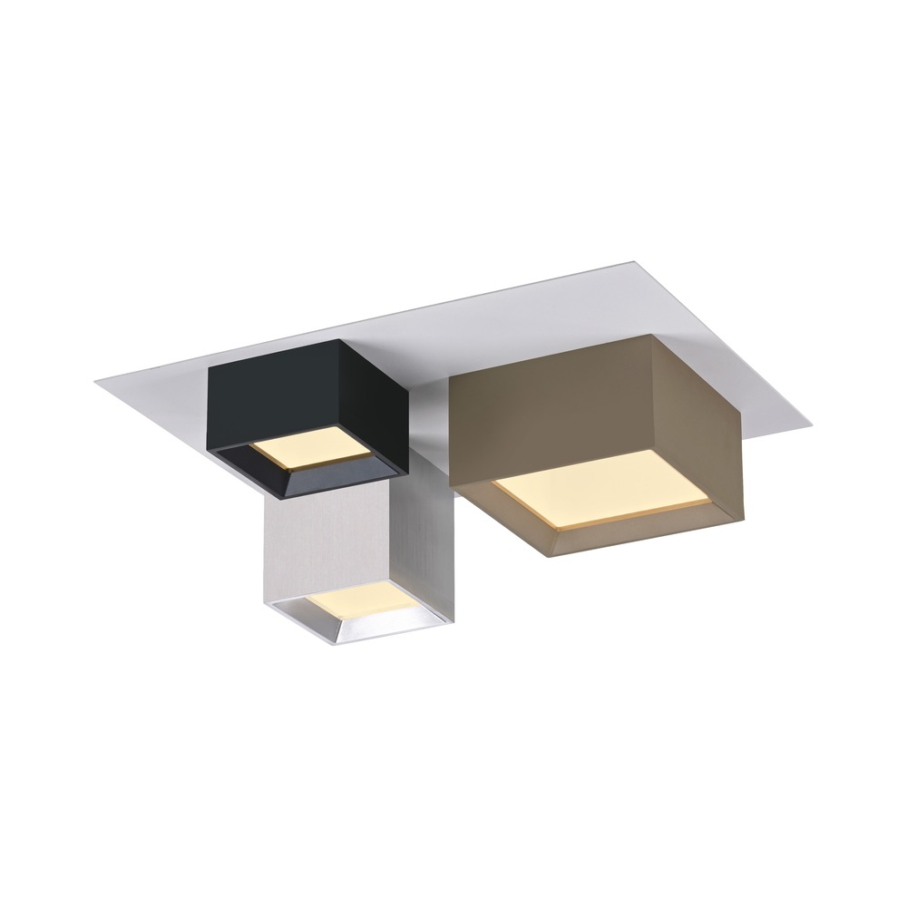 Paul Neuhaus Led plafondlampPure Manhattan 3-lichts - 6933-70