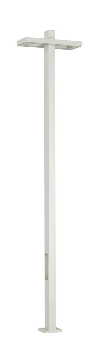 Albert Buitenverlichting vierkantStrunk 2,5m-wit - 680863