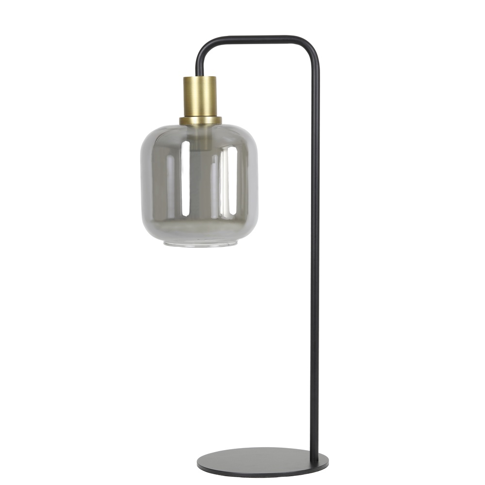 Light & Living Bureaulamp Lekar met smoke glas - 1861784