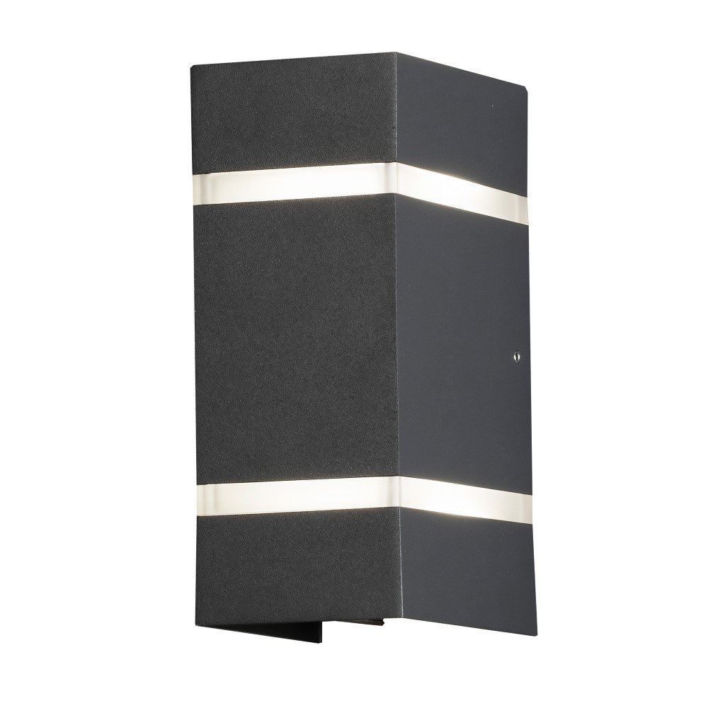 KonstSmide Led wandspot Cremona Up - Down 2-lichts 19,5cm antraciet - 7998-370