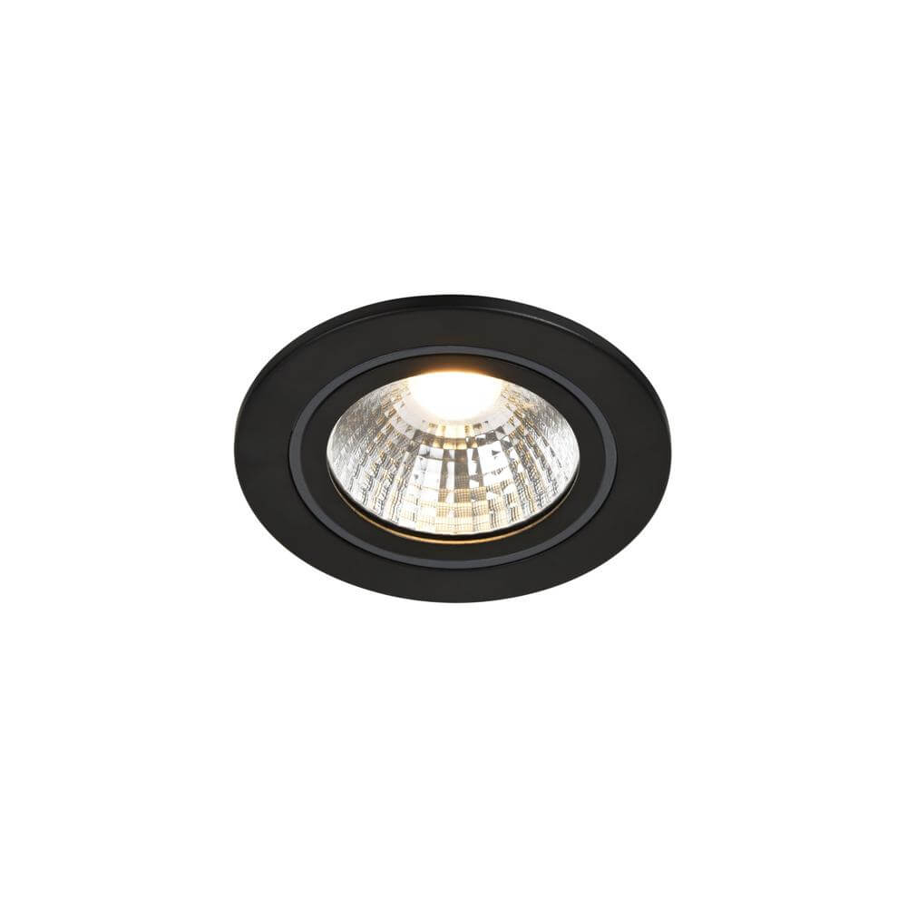Nordlux Ronde inbouwspotAlec zwart - 2110350103