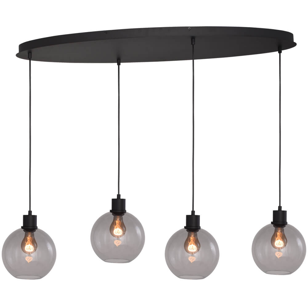 Masterlight Hanglamp ovaal Lazise Oval 4x Ø 20cm goud - 2644-05-05-100-40420
