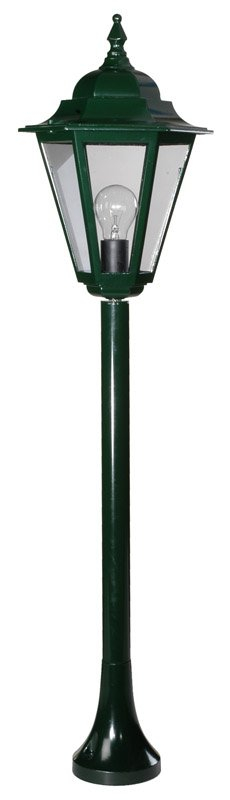 Franssen Klassieke tuinlamp Teccia 102cm zwart - 183-10