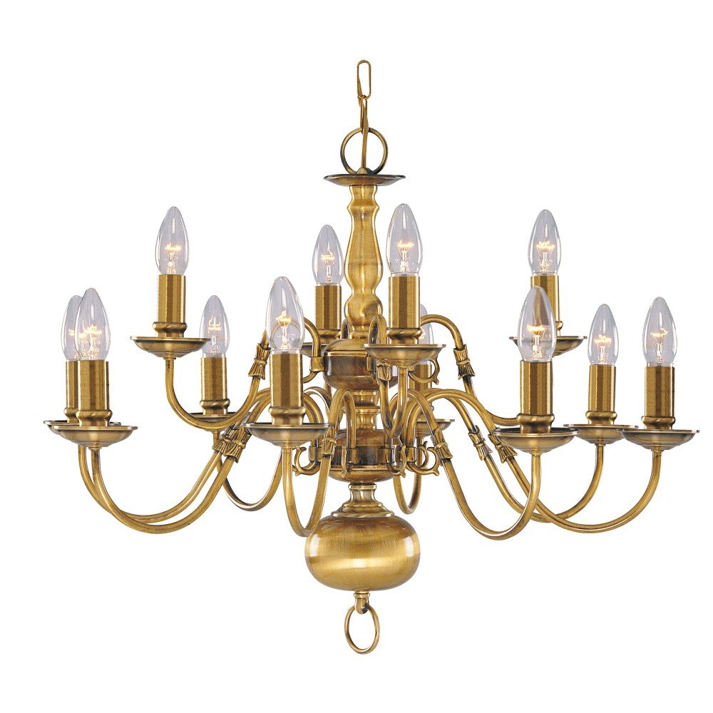Searchlight Grote kroonluchterFlemish - 1019-12AB