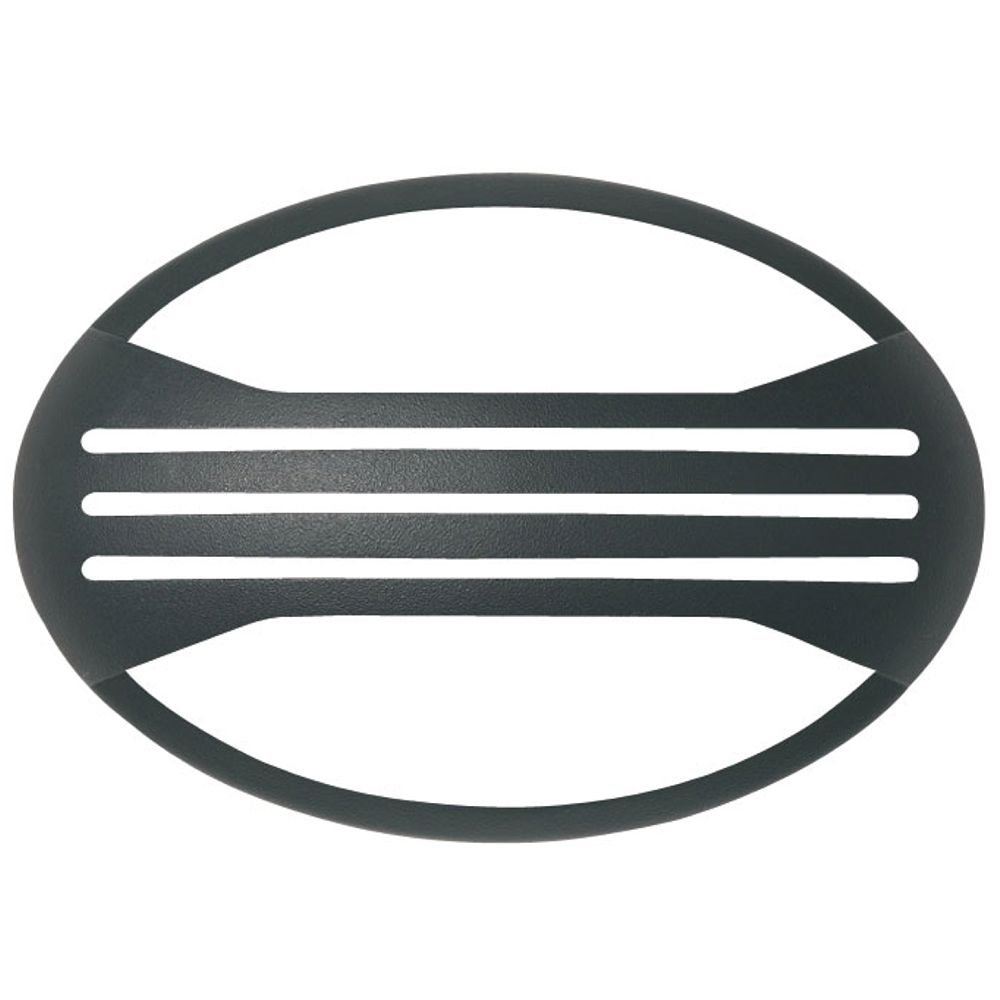 Franssen Moderne wandlamp Jack Oval 3-stripe zilvergrijs - 2267