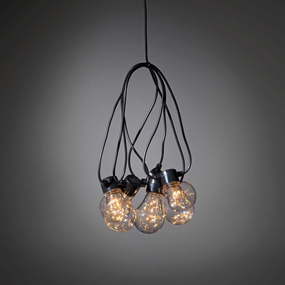 KonstSmide 4,5mPartylight lichtsnoer met 10 Pearlled lichtbronnen - 2375-800 afbeelding