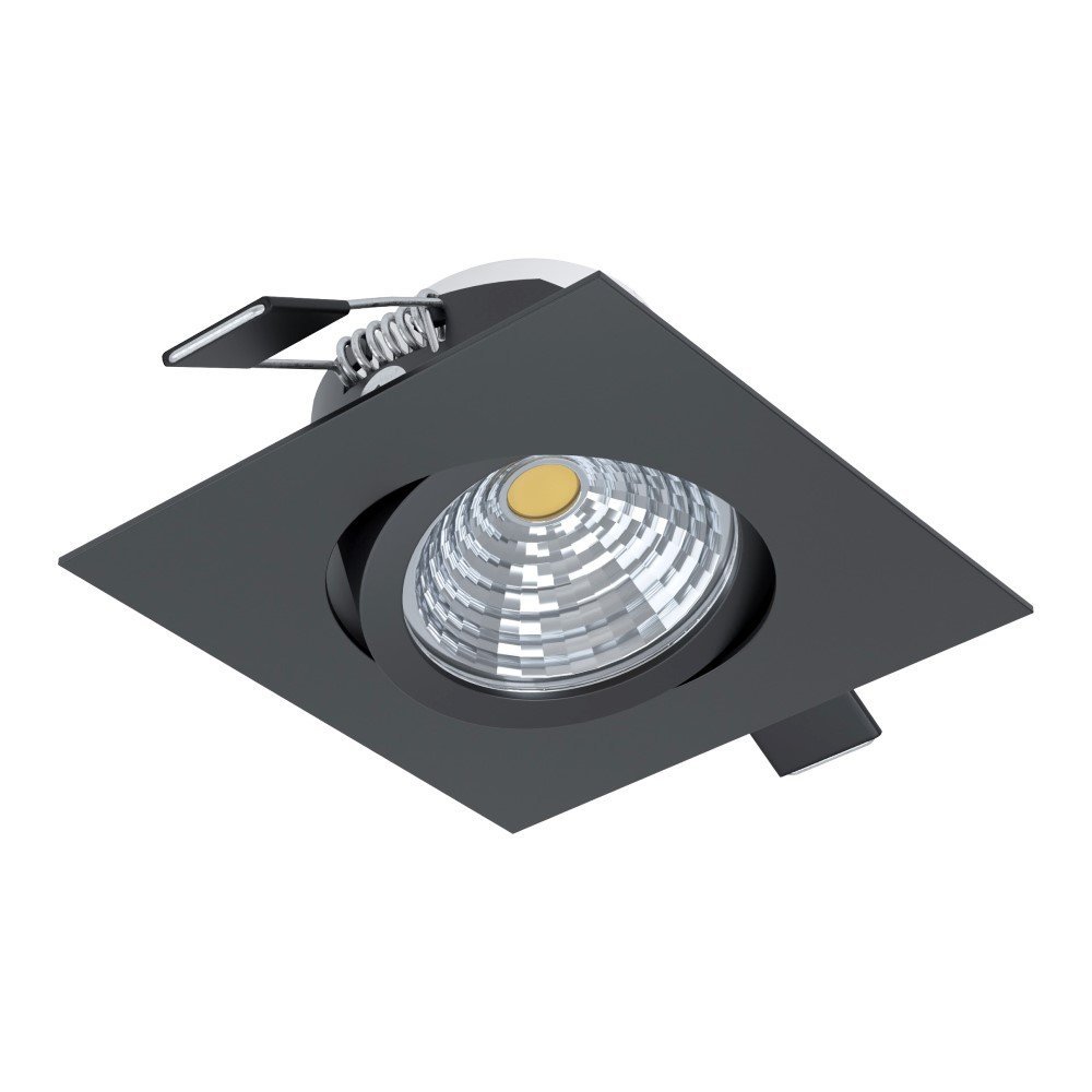 Eglo Richtbare led spotSaliceto vierkant - 6w - 2700K zwart - 98611