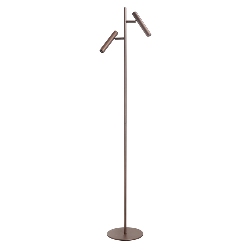 Highlight Design vloerlamp Piero choco 2-lichts - V4704.04