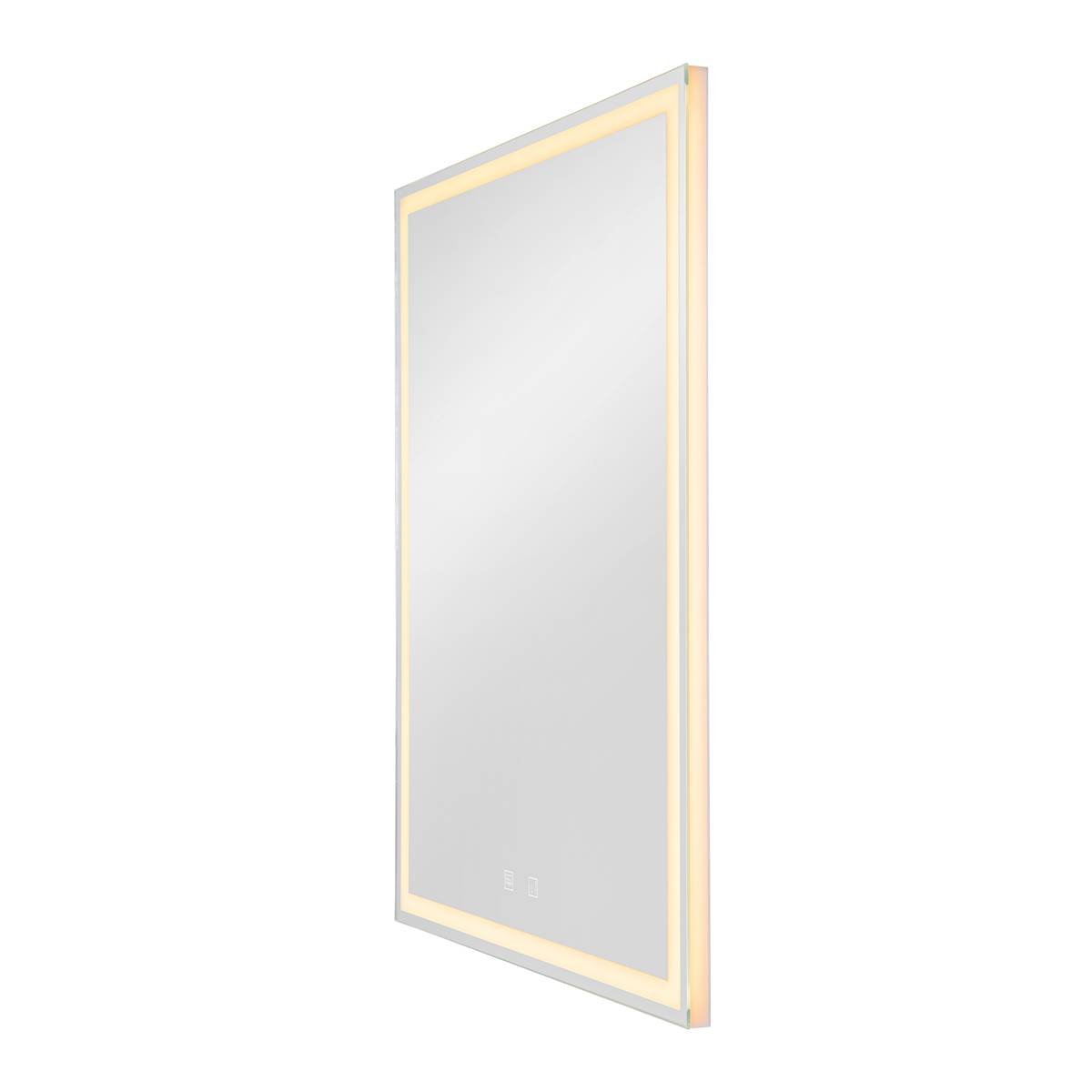 SLV Led spiegellampTrukko Square 60x80cm chroom - 1004730