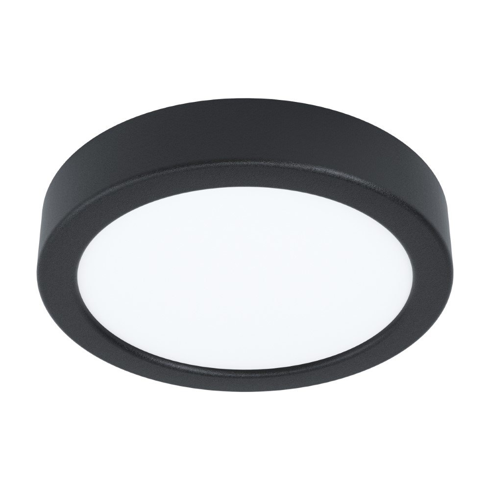Eglo Led plafondlamp Fueva 5 10w - 4000K - Ø16cm zwart - 99233