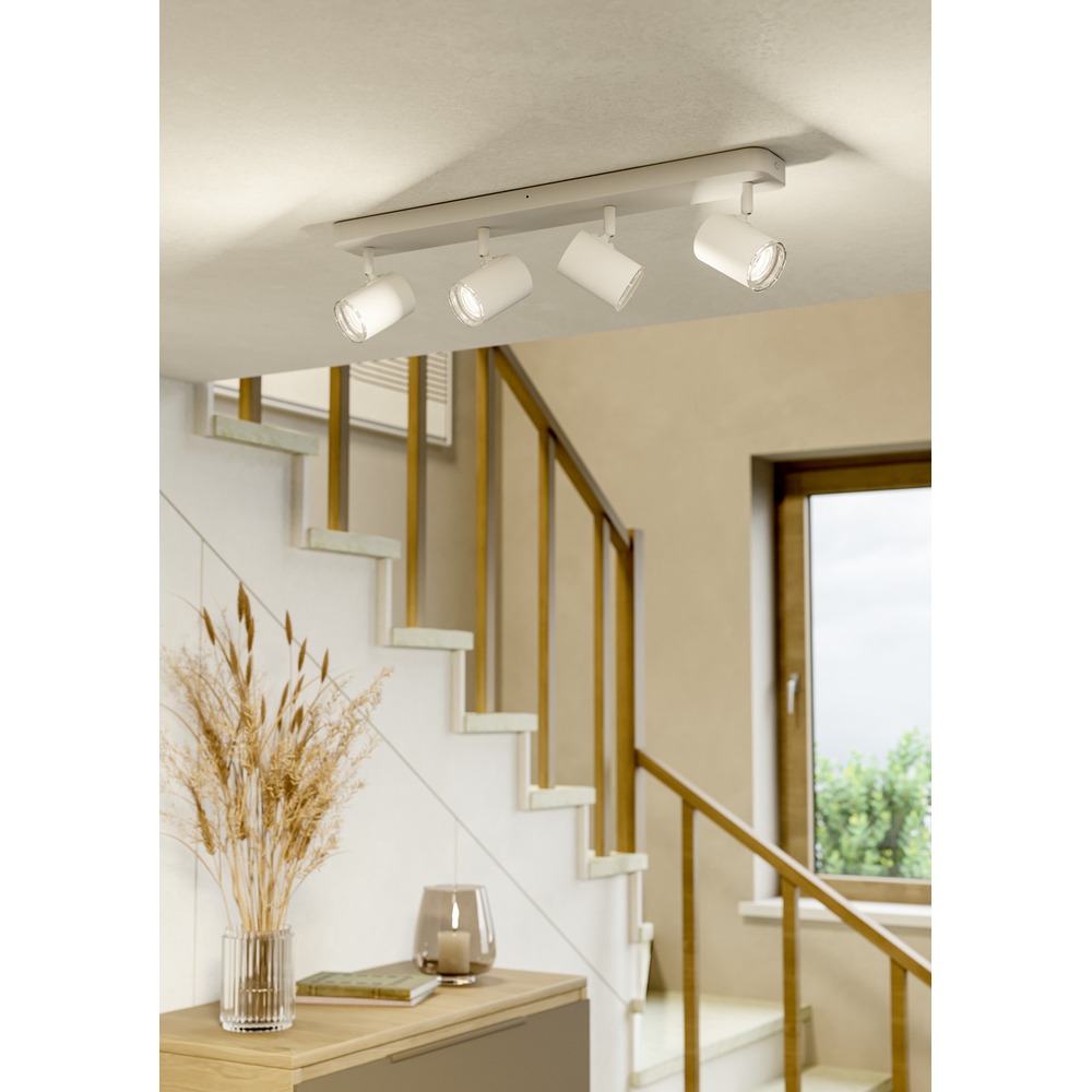 Opbouwspot 4-lichts Consuma 1 wit Eglo 9008606397310