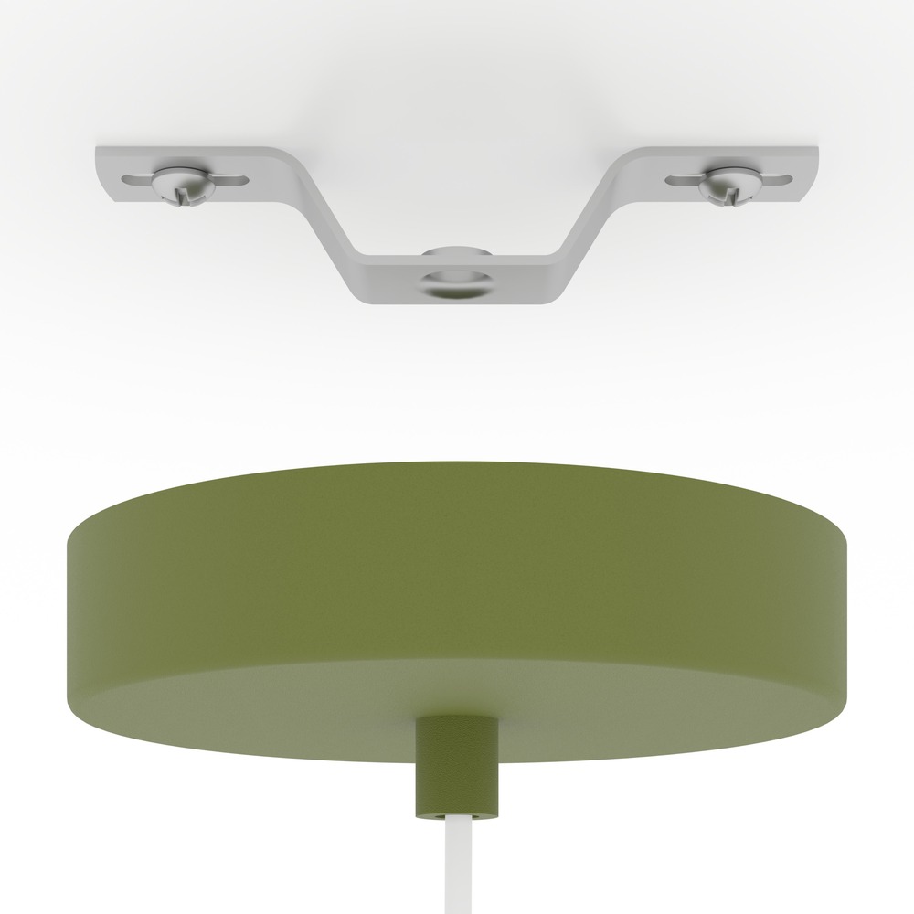 Design hanglamp Berardelli oranje met groen Ø 30cm Eglo 9008606404964