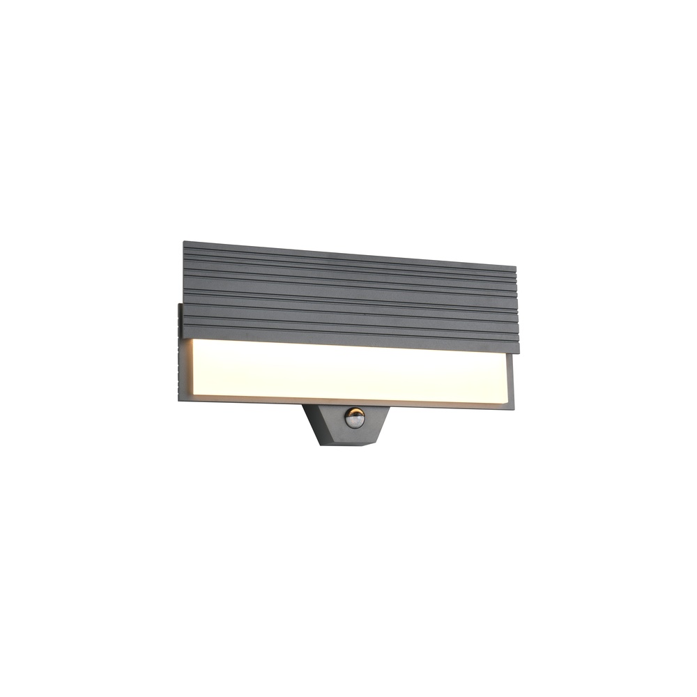 Trio Design wandlamp Mariza antraciet met sensor - 247069142
