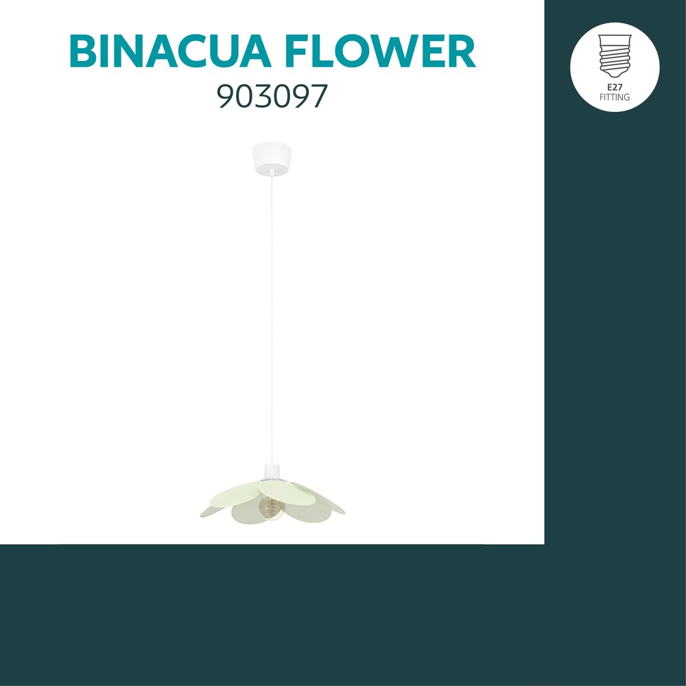 Hanglamp Binacua wit Ø 45cm Eglo 9008606405848