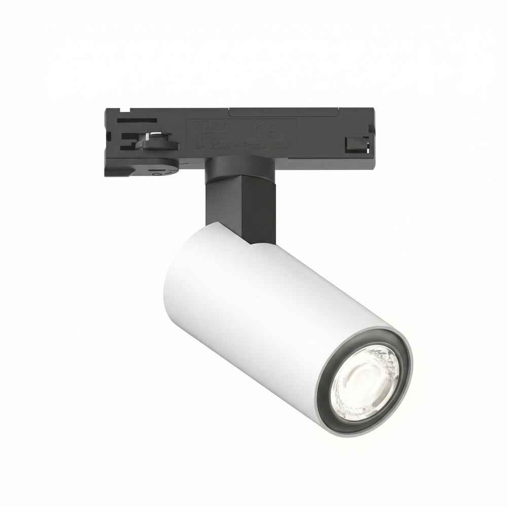 Lyora 1-fase railspotTevo Mini zwart met wit - V113113SBW afbeelding