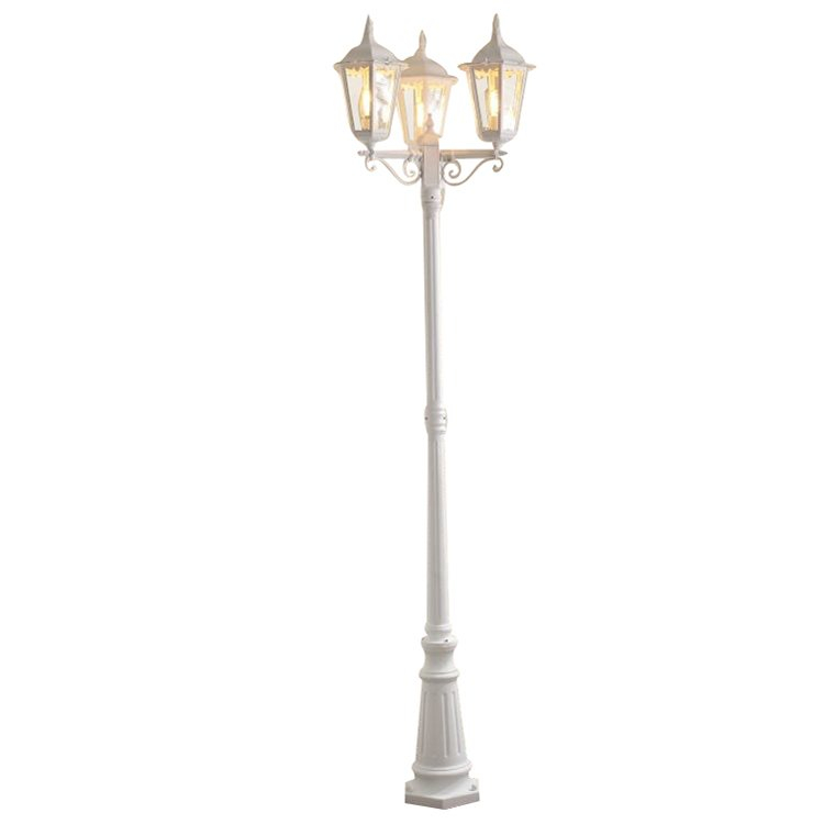 KonstSmide Klassieke buitenlantaarn Firenze 3-lichts wit - 7217-250