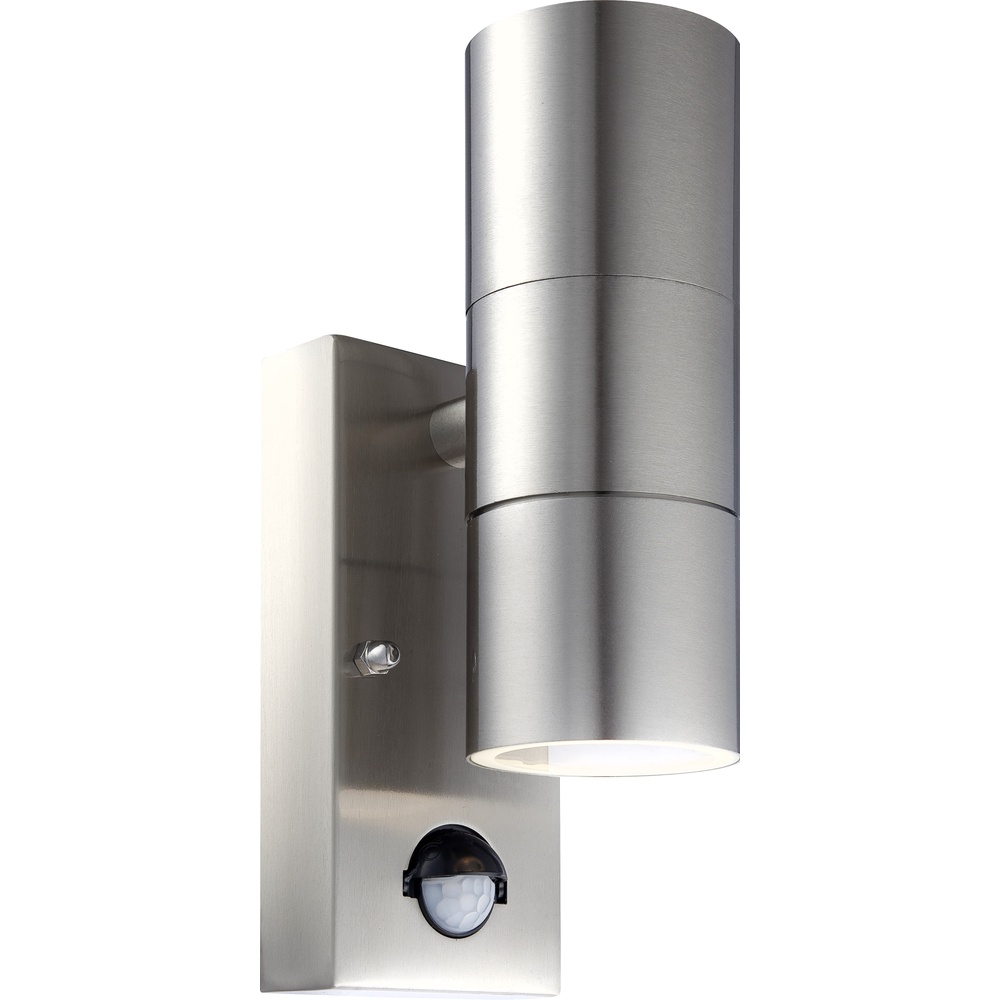 Globo Wandlamp Style RVS met sensor - 3201-2SL