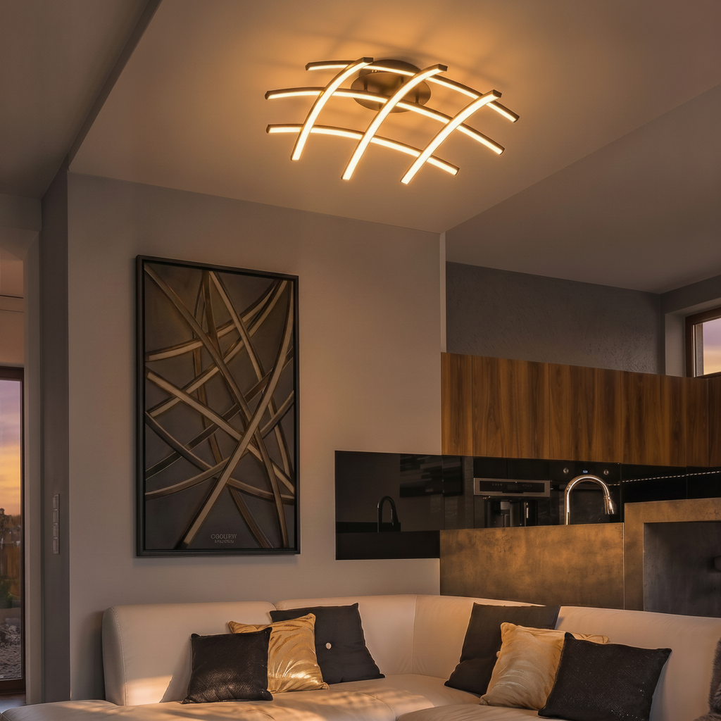 Plafondlamp Narvi zwart