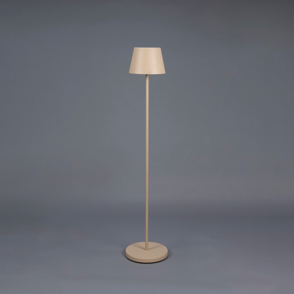 KonstSmide Oplaadbare vloerlampPomezia Medium zand bruin - 7841-330