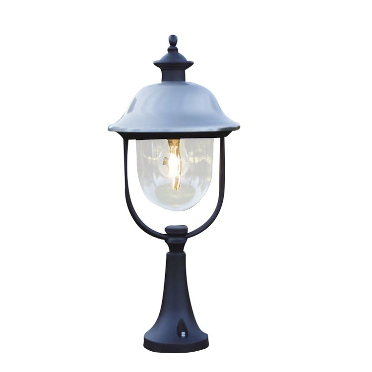 KonstSmide Staande buitenlamp Parma 58cm rvs met zwart - 7241-000