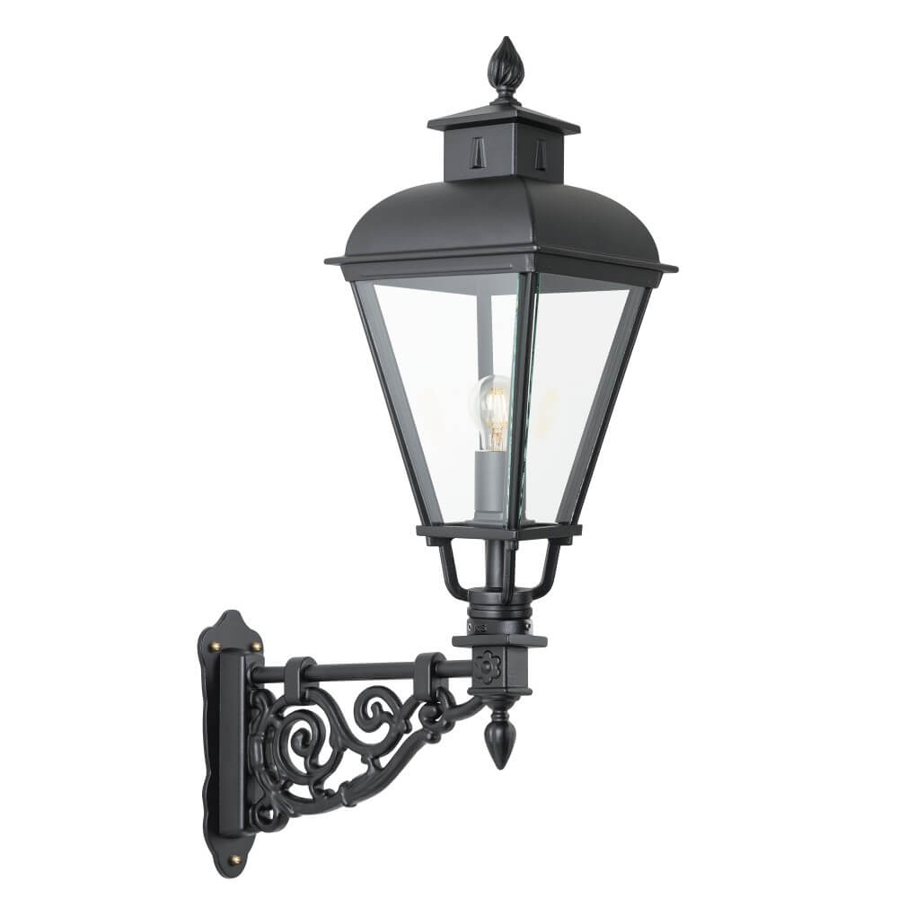 KS Verlichting Oudhollandse muurlampVondel B 90cm - zwart - 5780