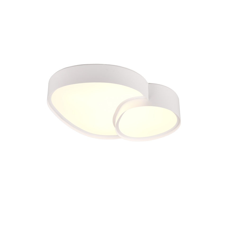 Trio Organische plafonniereRise 43,5cm wit - 647510231