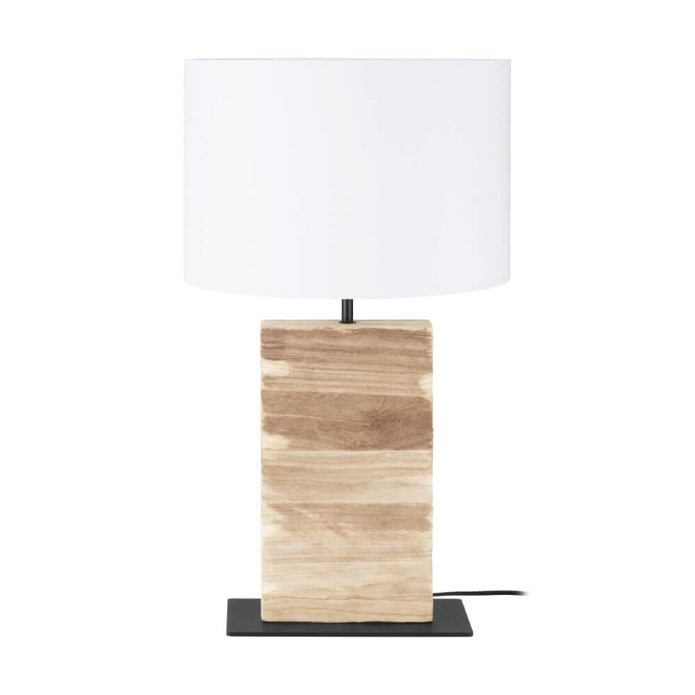 Stars of Light TafellampContessore recht hout met wit - 39917
