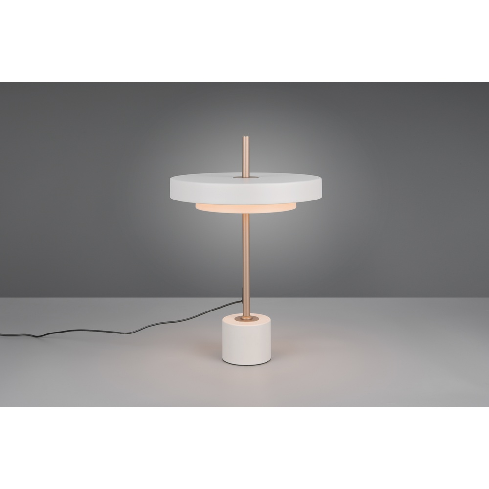 Trio Design tafellamp Keaton wit - 540210176