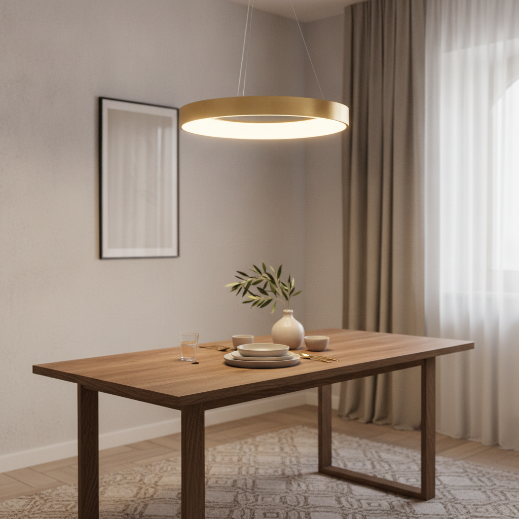 Lyora HanglampRando Thin goud Ø 60cm - 110369