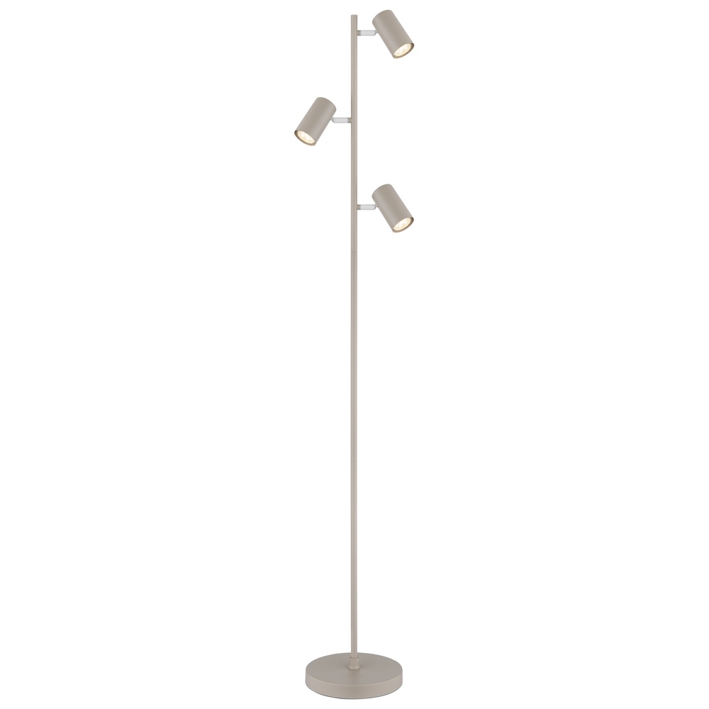 Globo Vloerlamp Robby zand bruin - 57911SSA