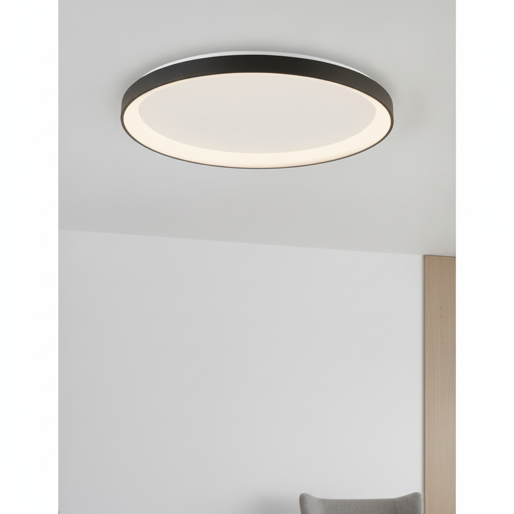 Lyora Design plafonnierePertino Ø 38cm zwart - 110329