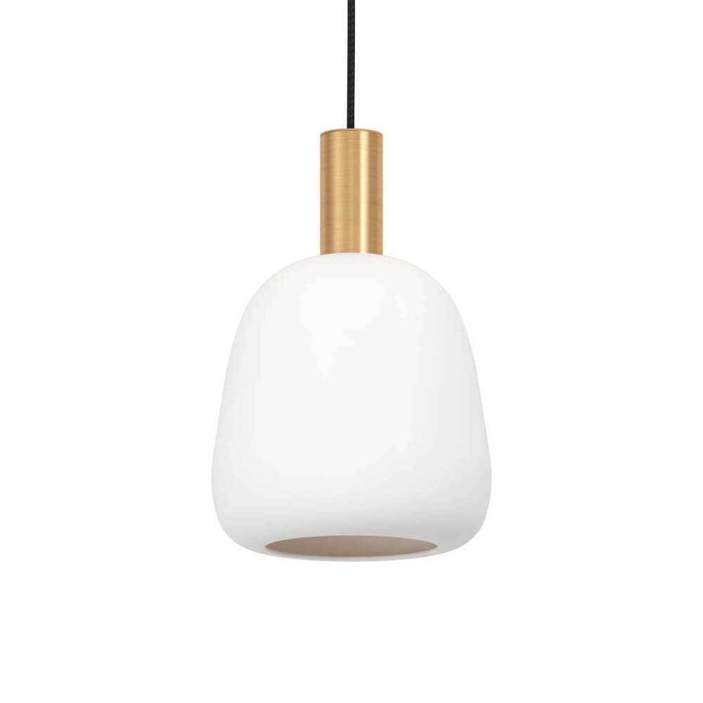 Eglo Gouden hanglamp Manzanares met wit glas - 900305