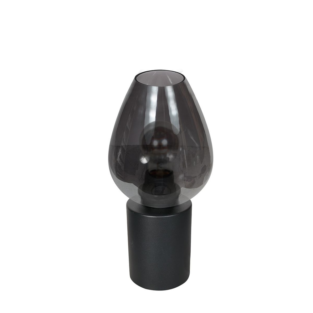 Steinhauer TafellampBloeba smoke glas Ø 15cm - 4378ZW