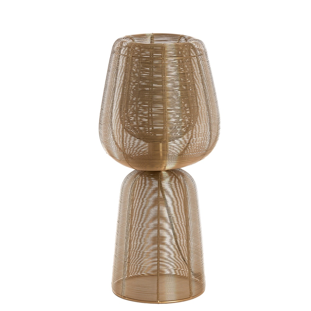 Light & Living Tafellamp Aboso goud Ø 24cm - 1883485