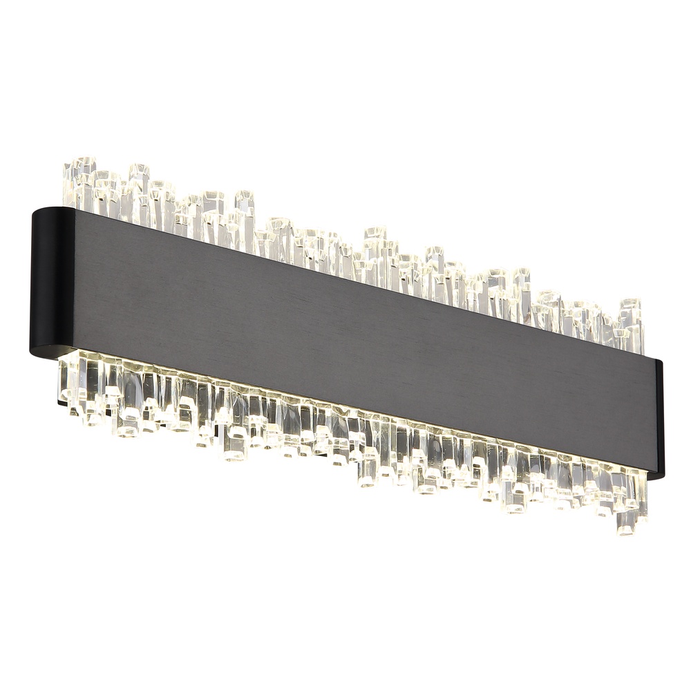 Globo Zwarte wandlamp Stalagmita 25cm - 78420-8