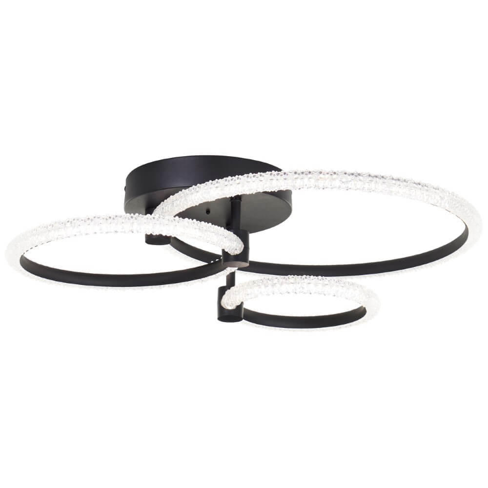 Brilliant Ronde plafondlampAydin zwart - G80746/76