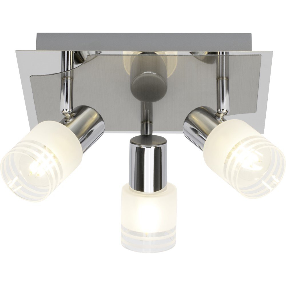 Brilliant Design plafondspotLea 3-lichts grijs - G32434/77