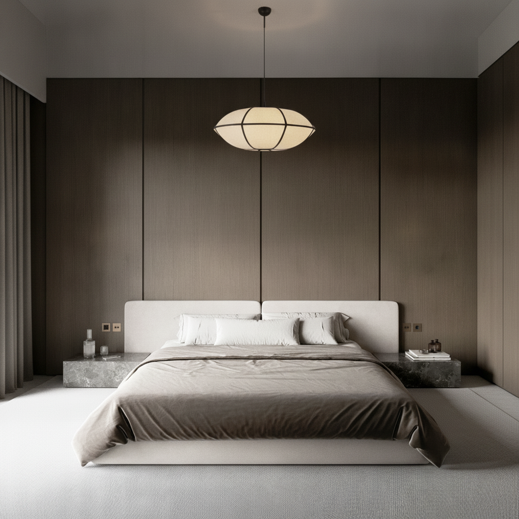 Lyora HanglampBrera zwart met wit Ø 70cm - 9061107