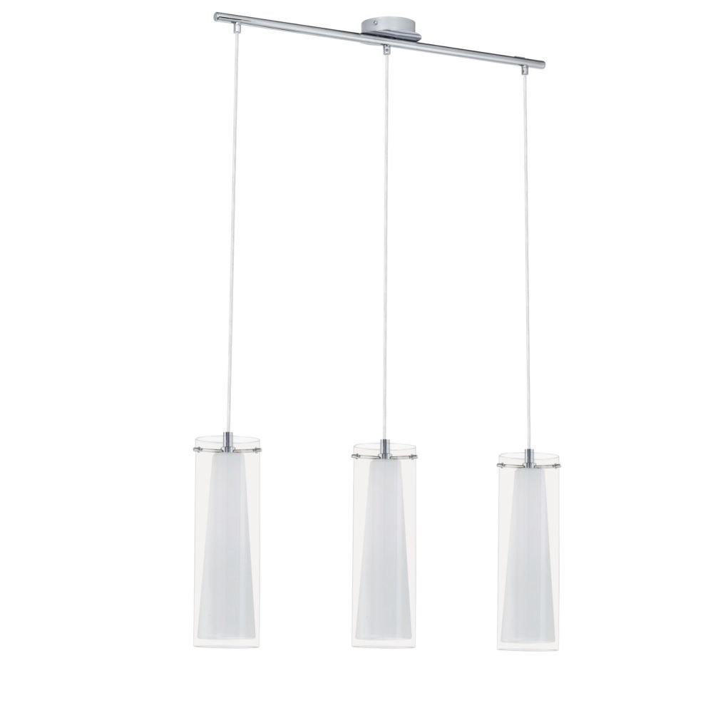 Eglo Hanglamp Pinto 3-lichts nikkel mat - 89833