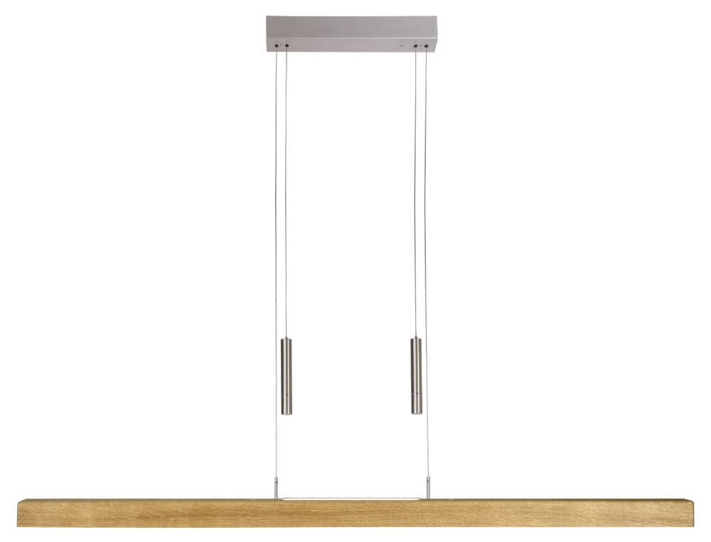 HerzBlut Hanglamp up & downLeonora 121 cm - oak oiled - 10230UD afbeelding