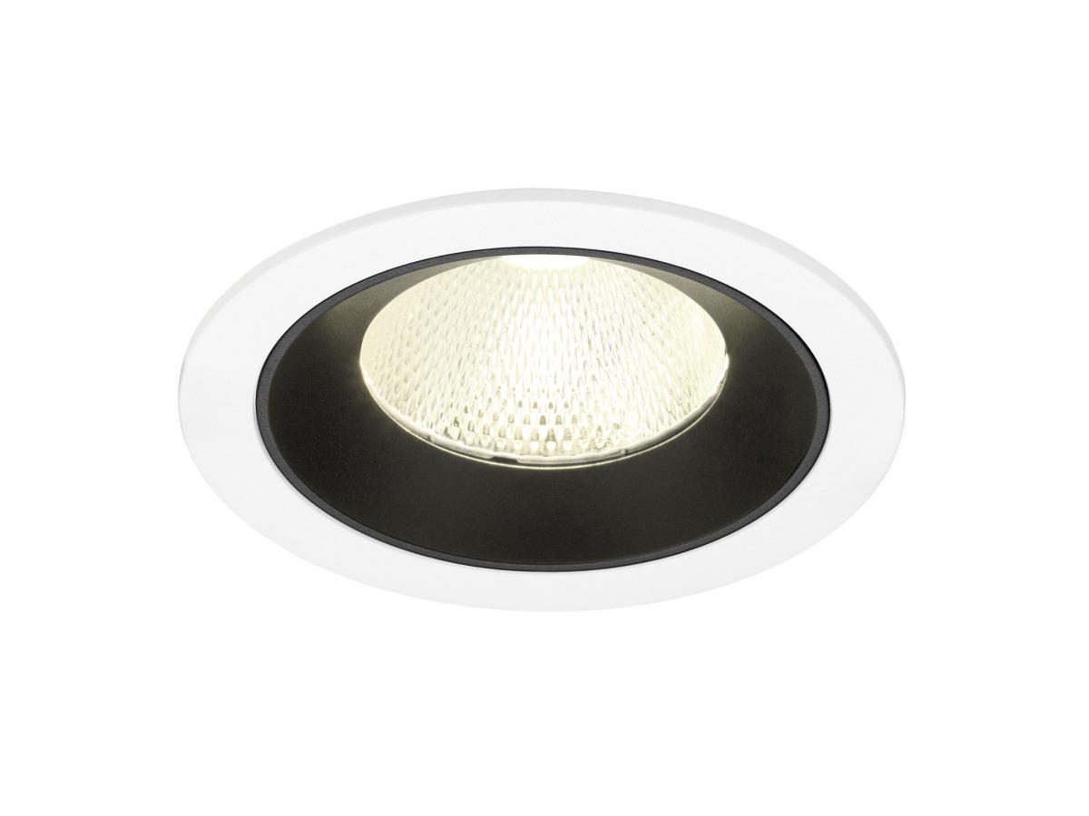 SLV InbouwspotNuminos L wit/zwart 4000K - 20gr - 1009801