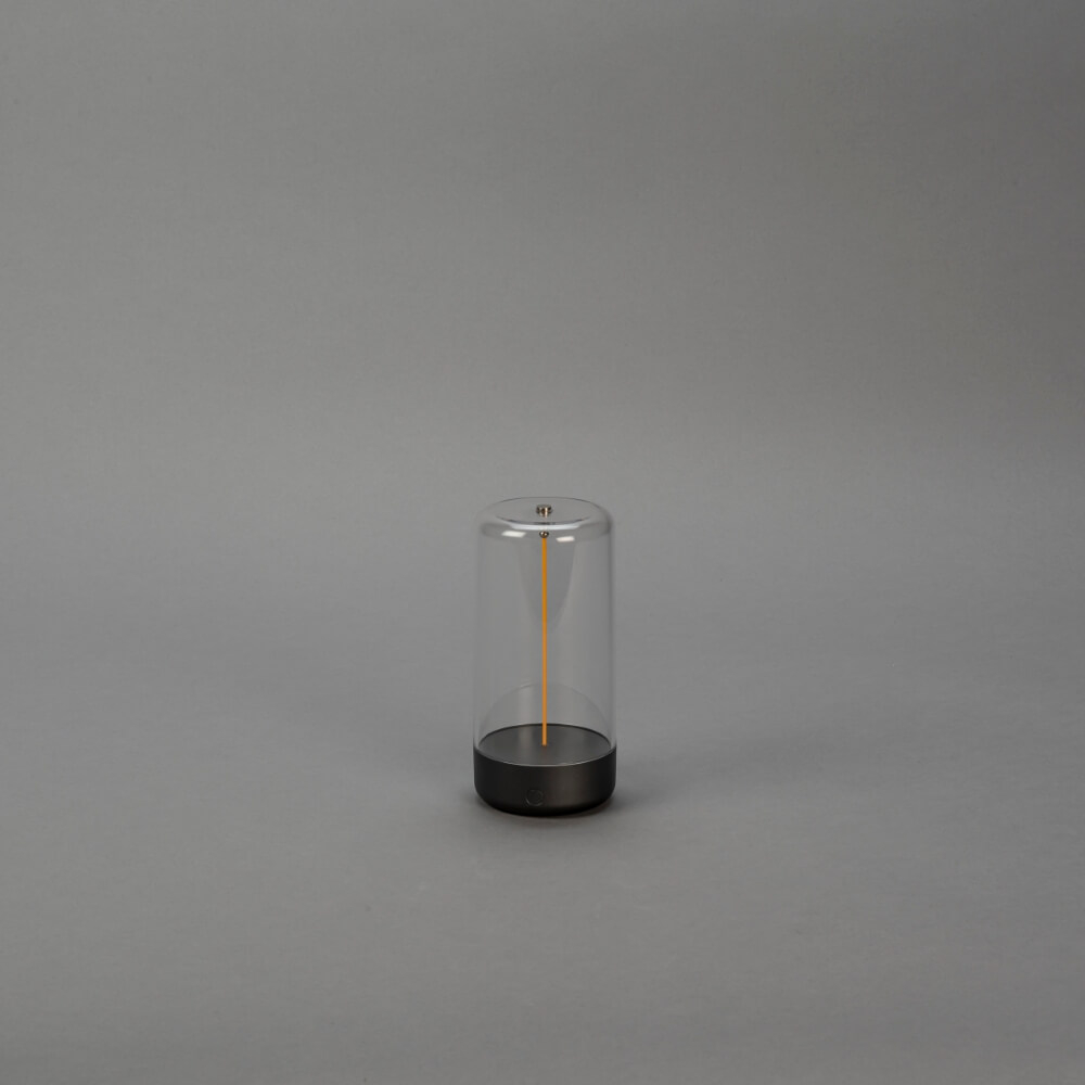 KonstSmide Oplaadbare lamp Edison XS antraciet - 7849-370