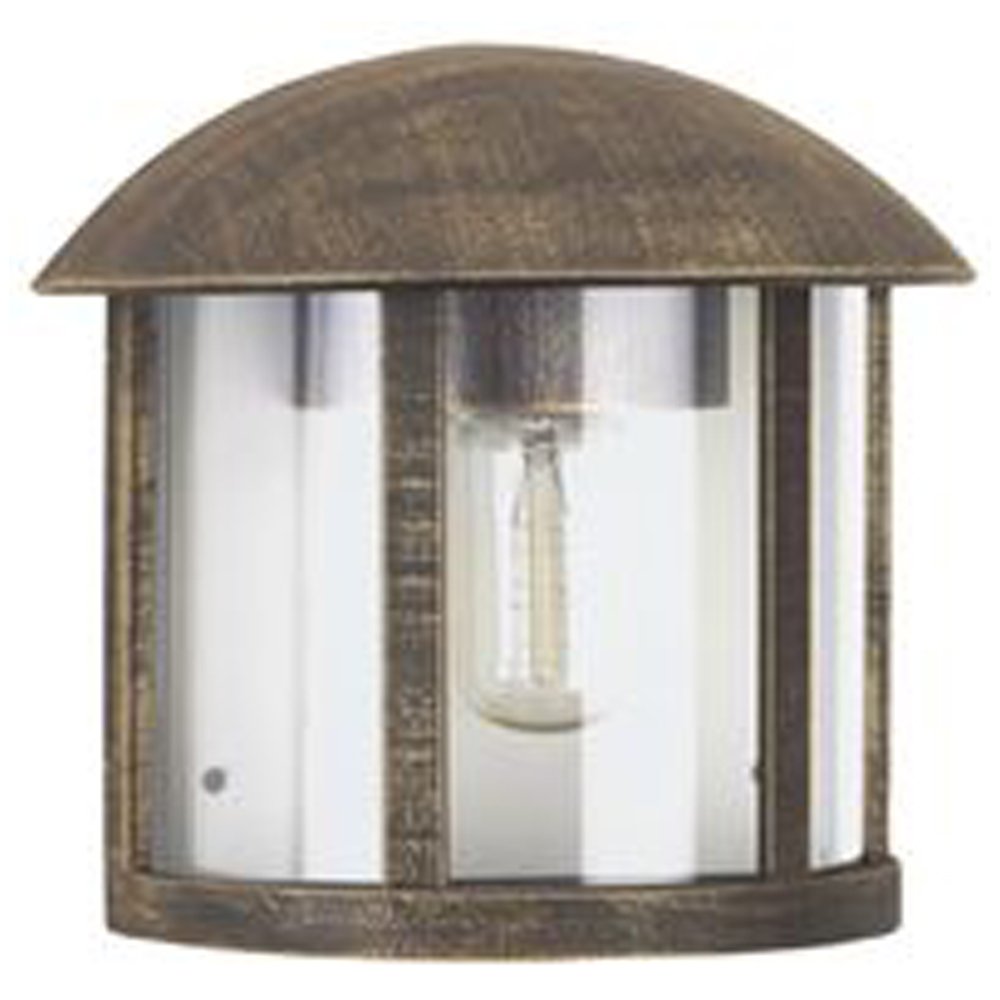 Albert Platte wandlamp buitenHolli brons - bruin - 653225