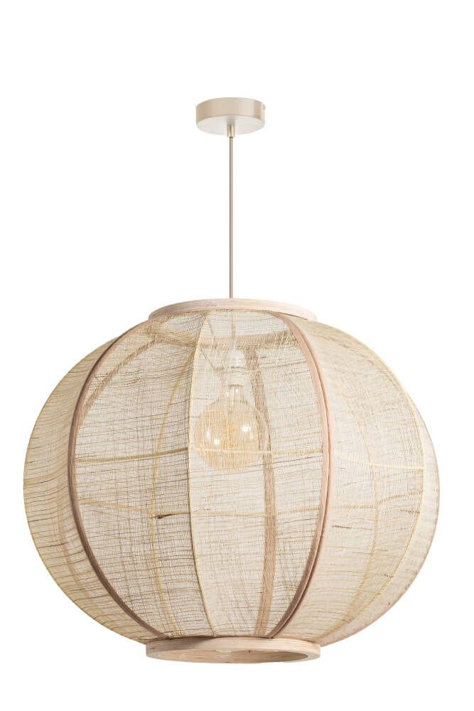 ETH Japandi hanglamp Fabric zandkleurig Ø 68cm - 05-HL4041-59