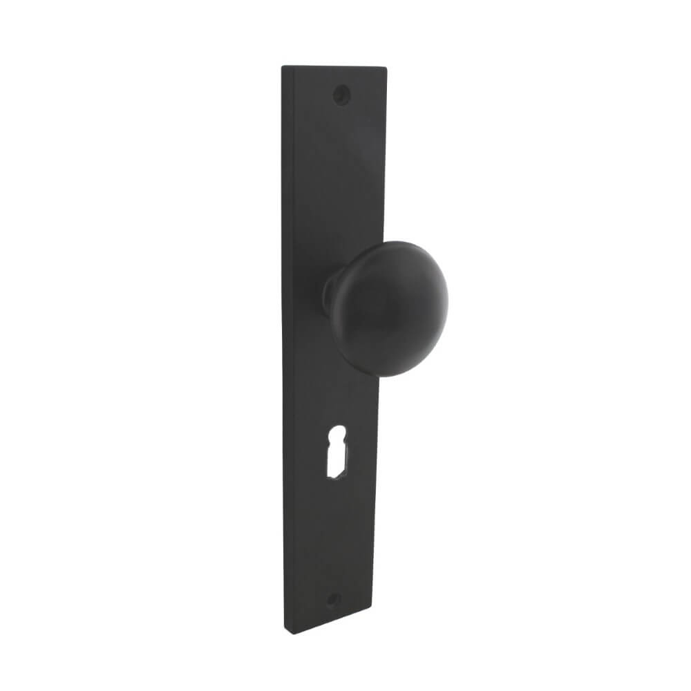 Intersteel KnopschildKurano sleutelgat 56mm zwart - 0023.212824