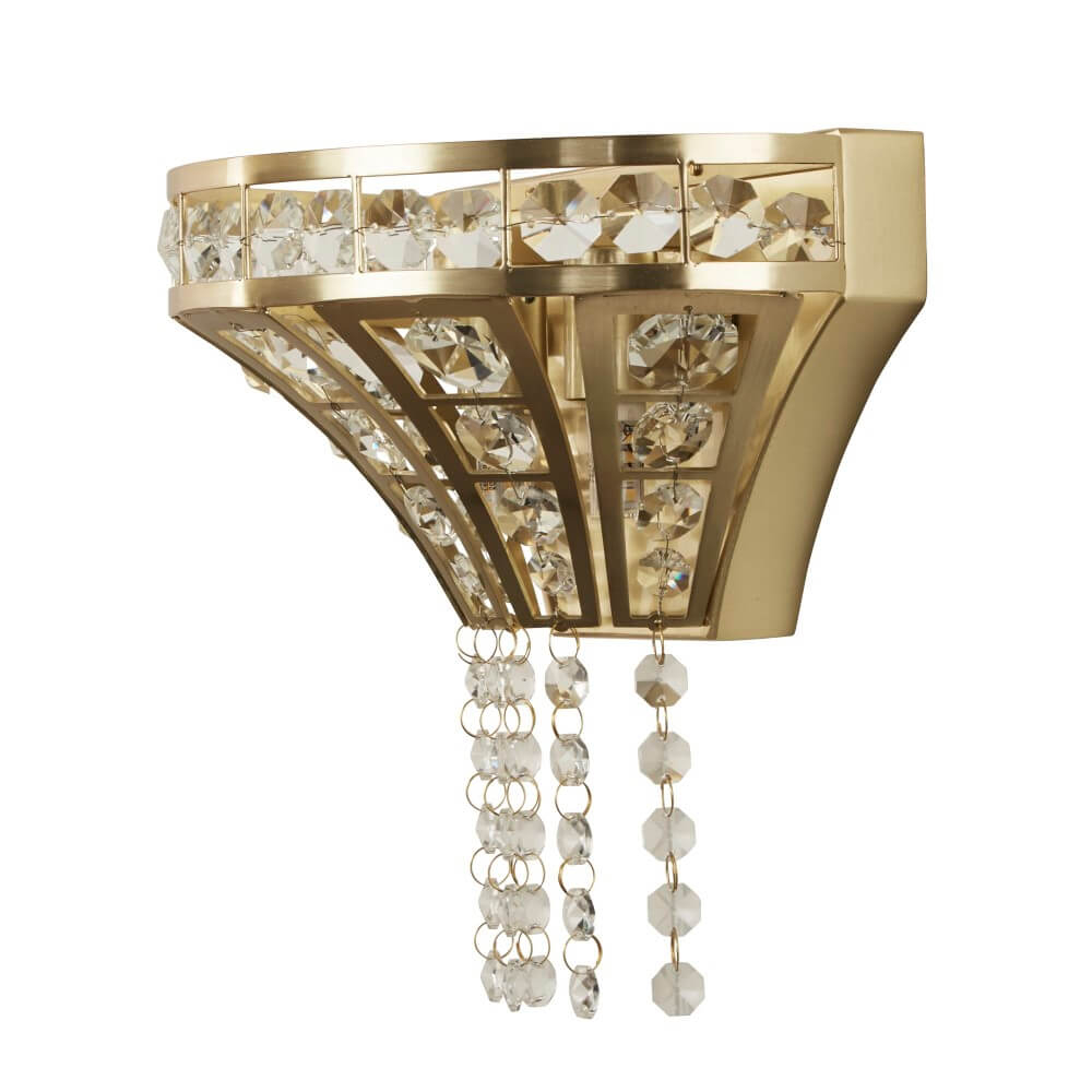 Searchlight WandlampGemma goud - 68510-2SB