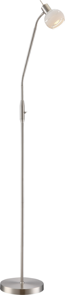 Globo Vloerlamp Elliott nikkel - 54341-1S